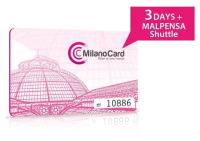 MilanoCard 3days + Malpensa Shuttle